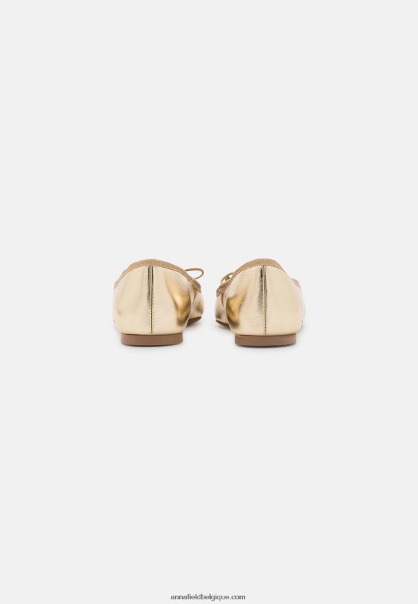 femmes ballerines dorées Anna FieldNHH26B2136