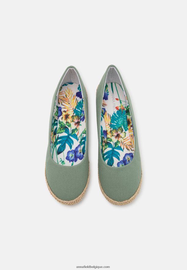 femmes ballerines menthe Anna FieldNHH26B2115