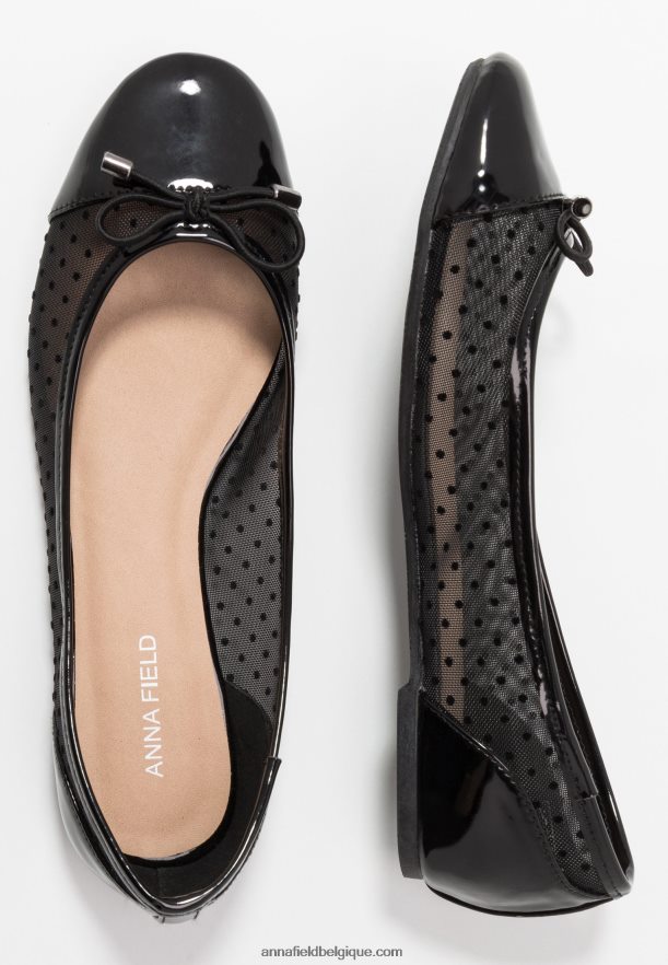 femmes ballerines noires Anna FieldNHH26B2071