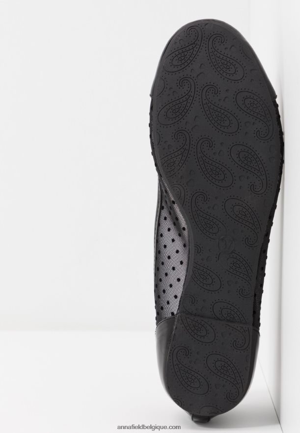 femmes ballerines noires Anna FieldNHH26B2071