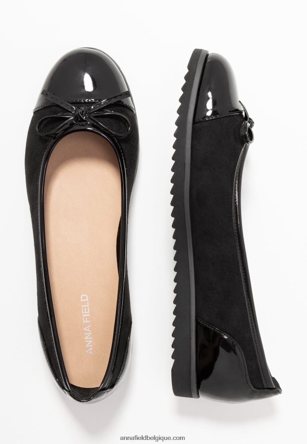 femmes ballerines noires Anna FieldNHH26B2074