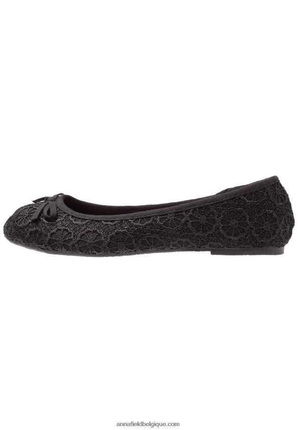 femmes ballerines noires Anna FieldNHH26B2079