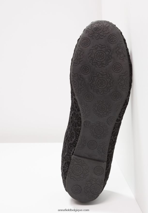 femmes ballerines noires Anna FieldNHH26B2079