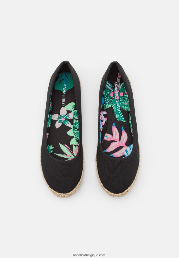 femmes ballerines noires Anna FieldNHH26B2083