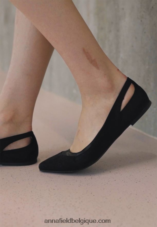 femmes ballerines noires Anna FieldNHH26B2089