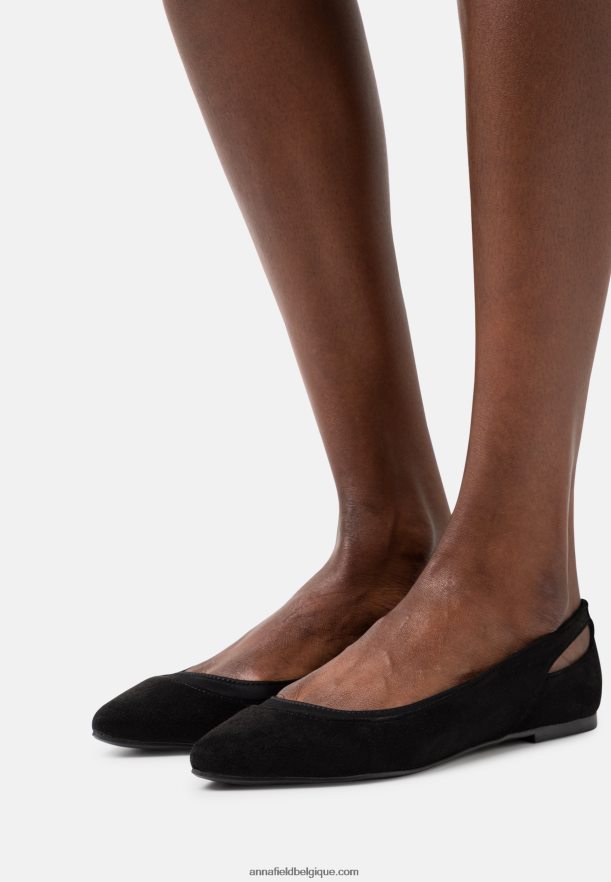 femmes ballerines noires Anna FieldNHH26B2089