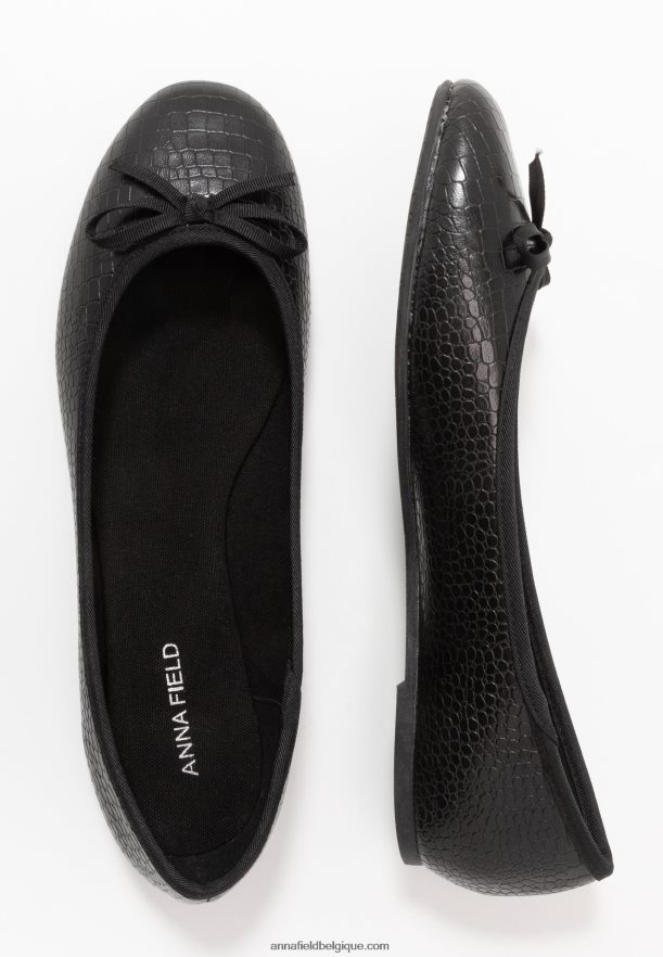femmes ballerines noires Anna FieldNHH26B2132