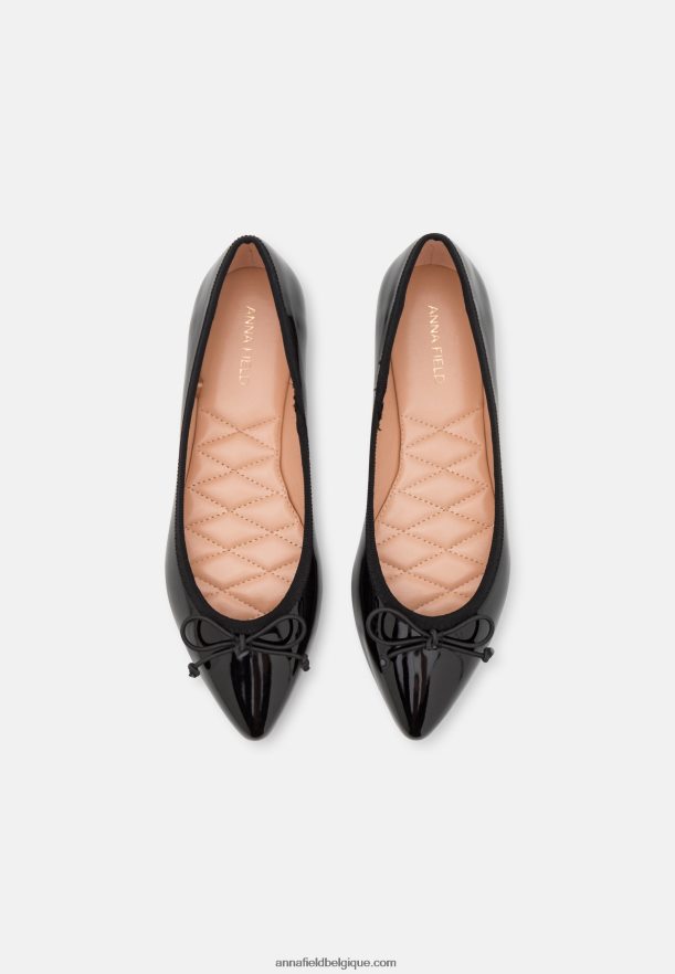 femmes ballerines noires Anna FieldNHH26B2140