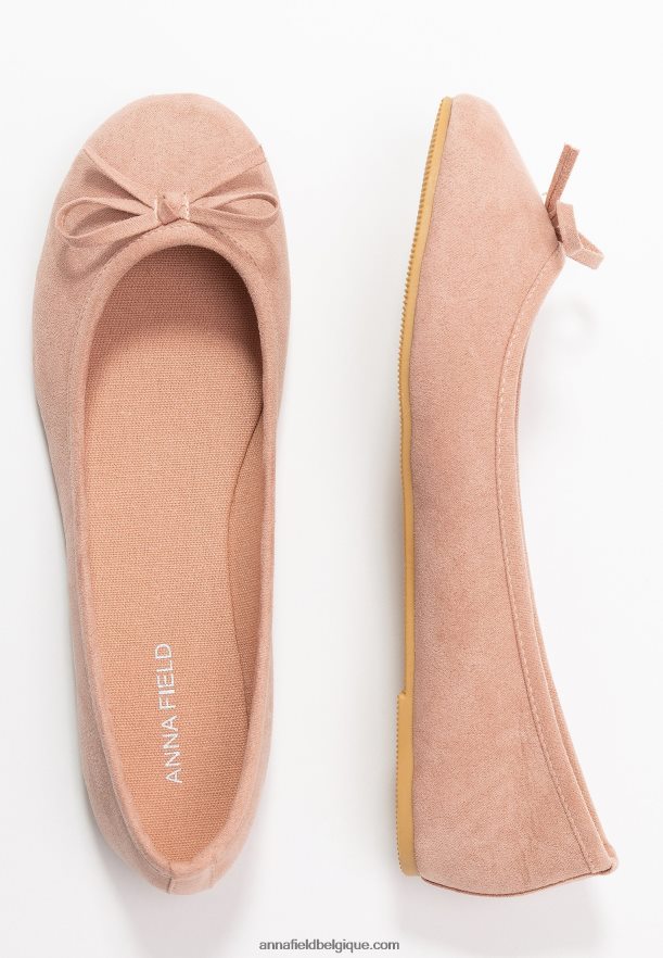 femmes ballerines rose clair Anna FieldNHH26B2070