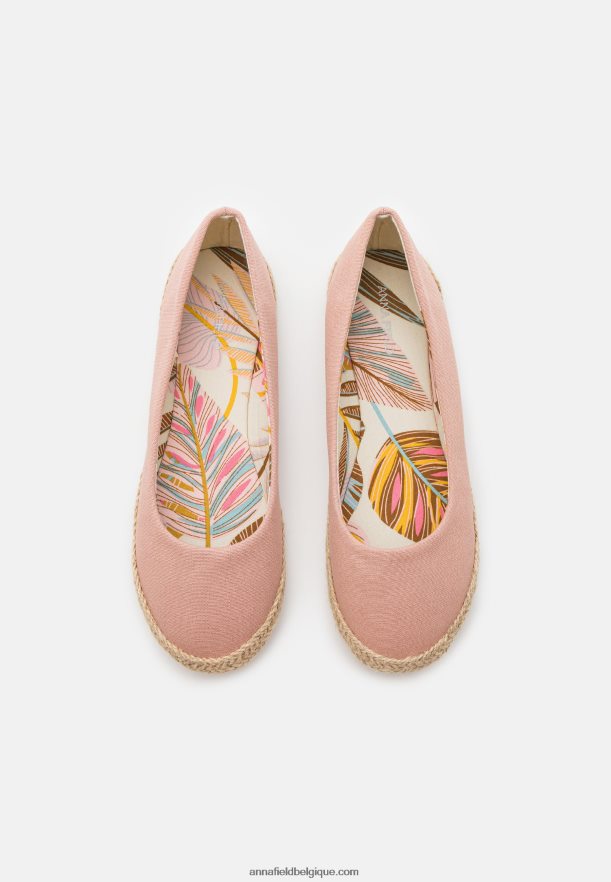 femmes ballerines rose clair Anna FieldNHH26B2093