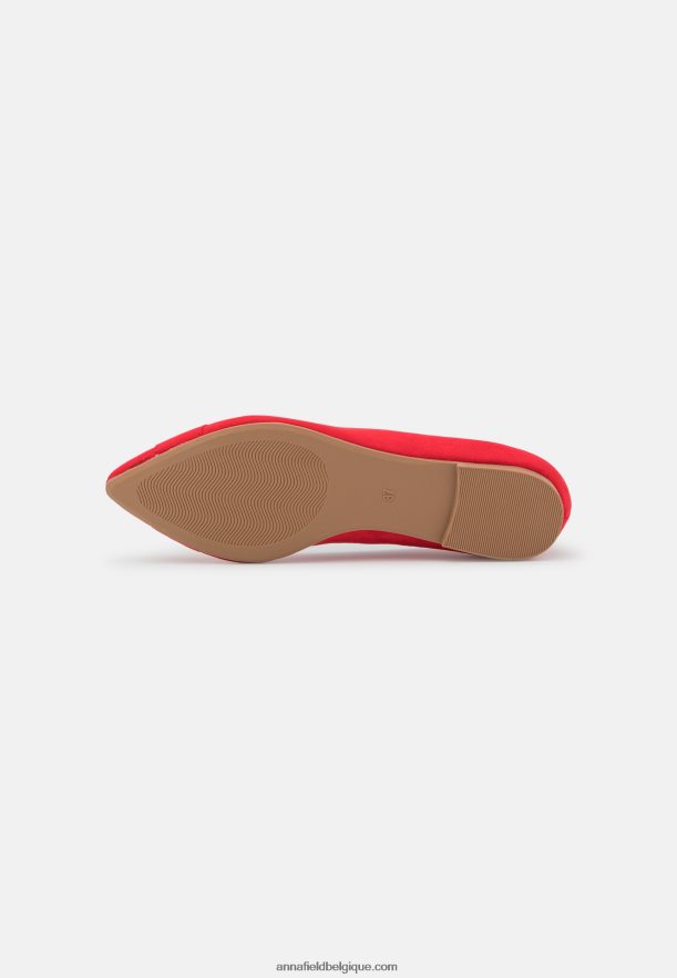 femmes ballerines rouges Anna FieldNHH26B2127