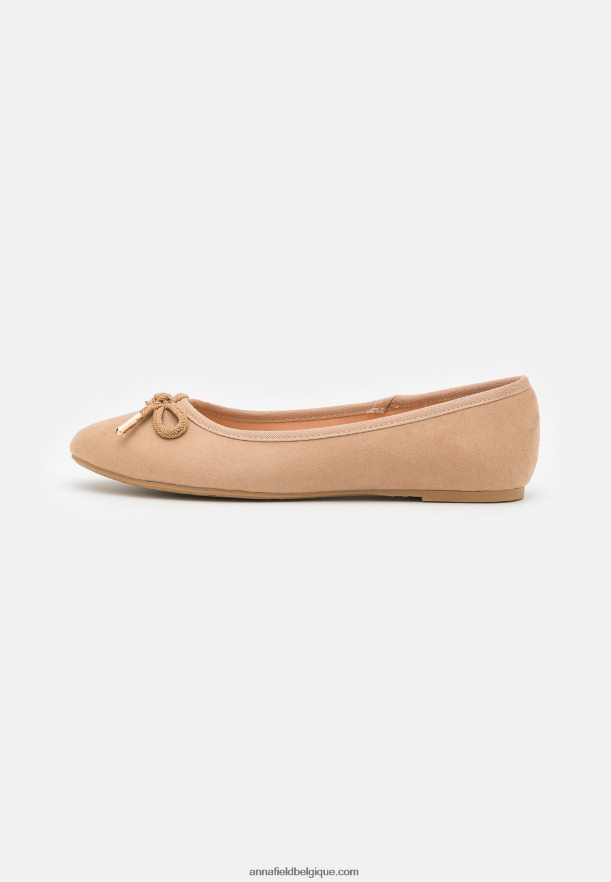 femmes ballerines taupe Anna FieldNHH26B2095
