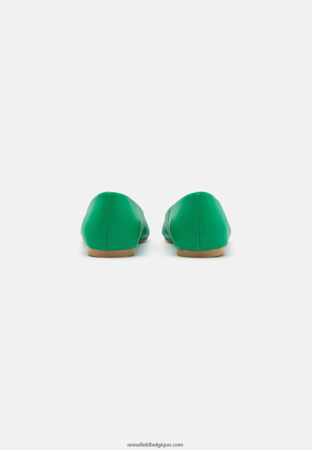 femmes ballerines vertes Anna FieldNHH26B2133