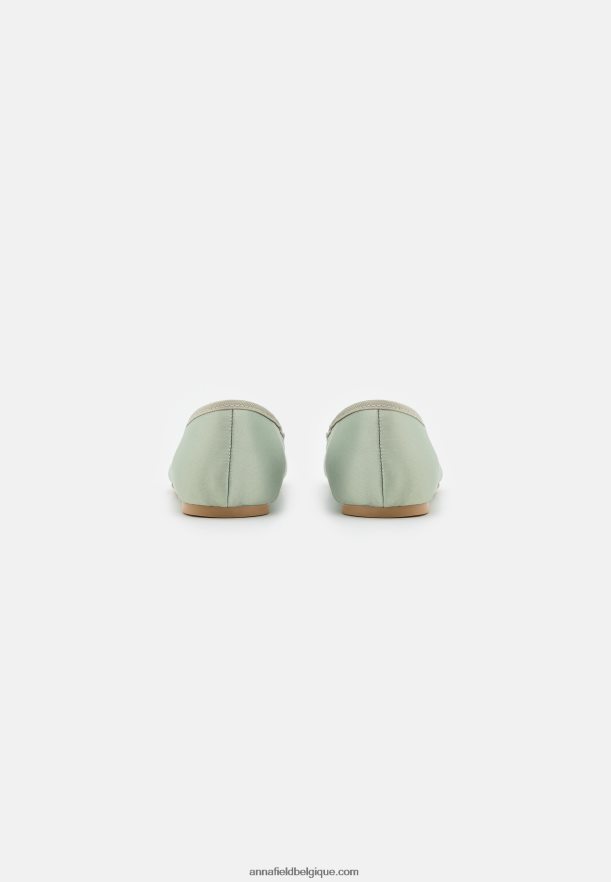 femmes ballerines vertes Anna FieldNHH26B2149