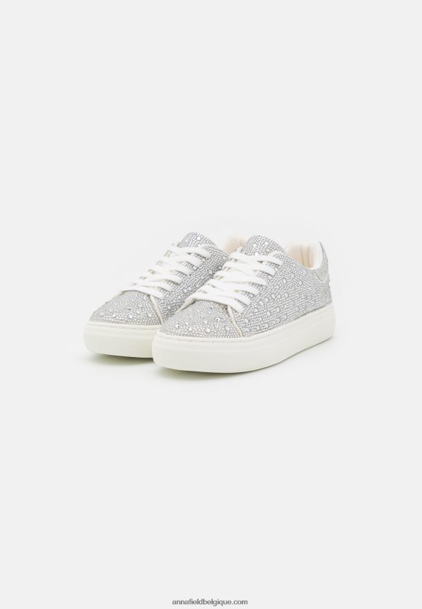 femmes baskets argent Anna FieldNHH26B1225