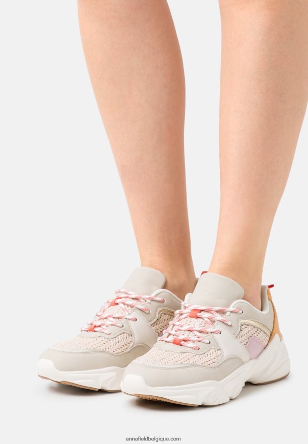 femmes baskets beige/multicolore Anna FieldNHH26B1198
