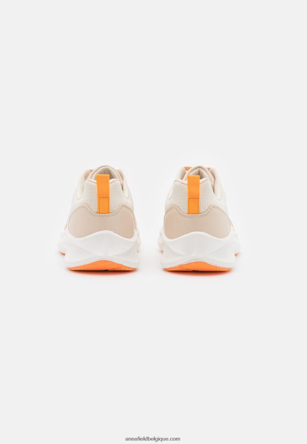 femmes baskets beige/orange Anna FieldNHH26B1184