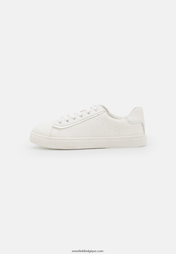 femmes baskets blanc/argent Anna FieldNHH26B1208