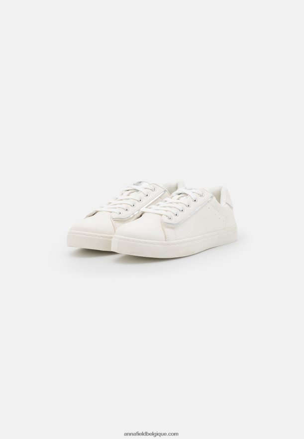 femmes baskets blanc/argent Anna FieldNHH26B1208