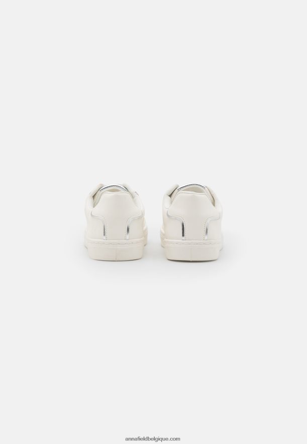 femmes baskets blanc/argent Anna FieldNHH26B1208