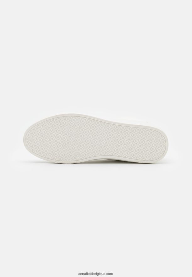 femmes baskets blanc/doré rose Anna FieldNHH26B1178