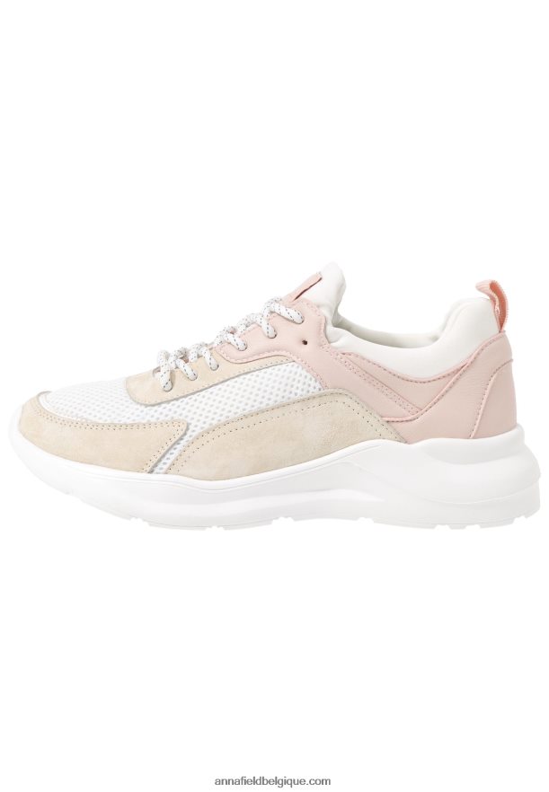 femmes baskets en cuir blanc Anna FieldNHH26B1219