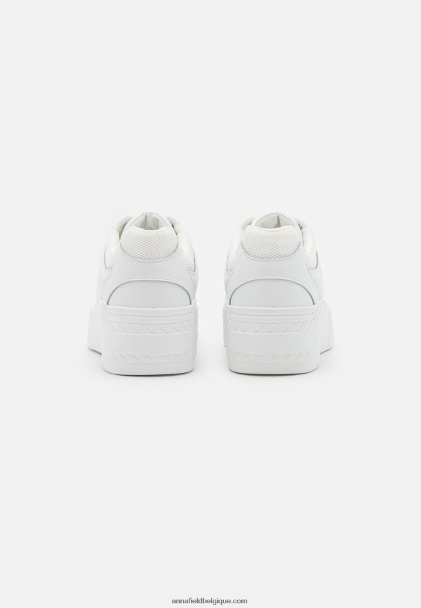 femmes baskets en cuir blanc Anna FieldNHH26B1224