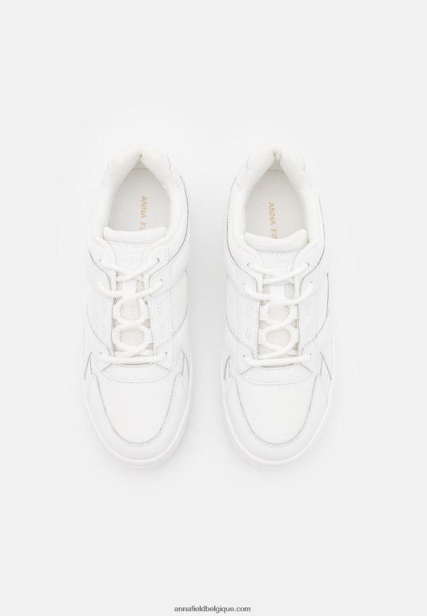 femmes baskets en cuir blanc Anna FieldNHH26B1224