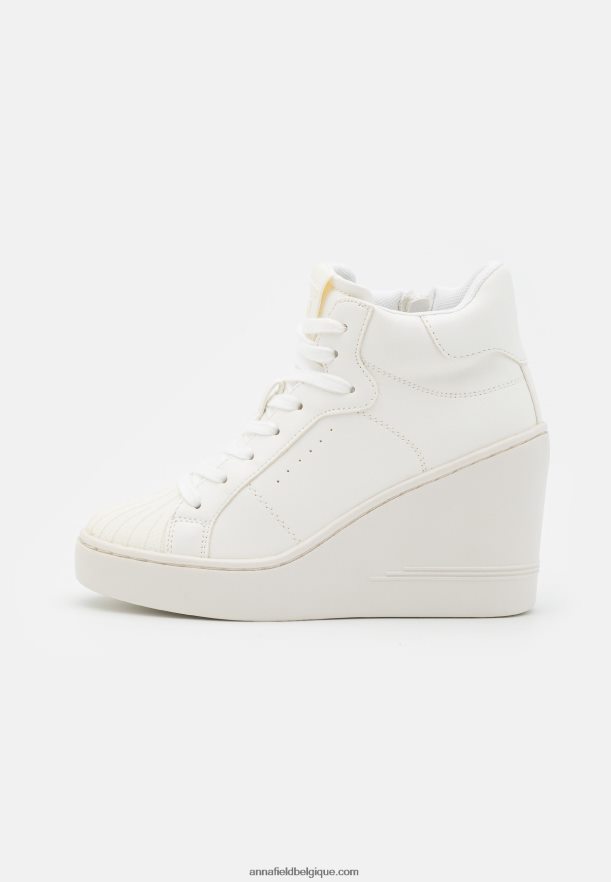 femmes baskets montantes blanches Anna FieldNHH26B1229