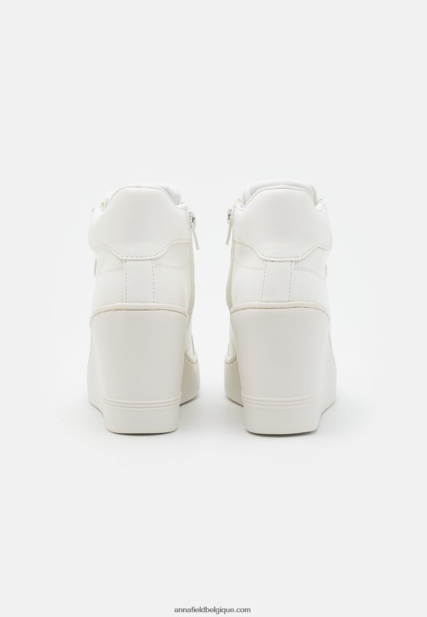 femmes baskets montantes blanches Anna FieldNHH26B1229