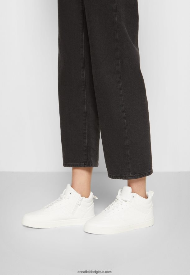 femmes baskets montantes blanches Anna FieldNHH26B1233