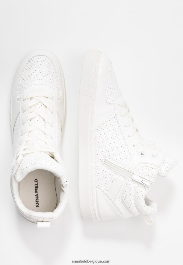 femmes baskets montantes blanches Anna FieldNHH26B1233