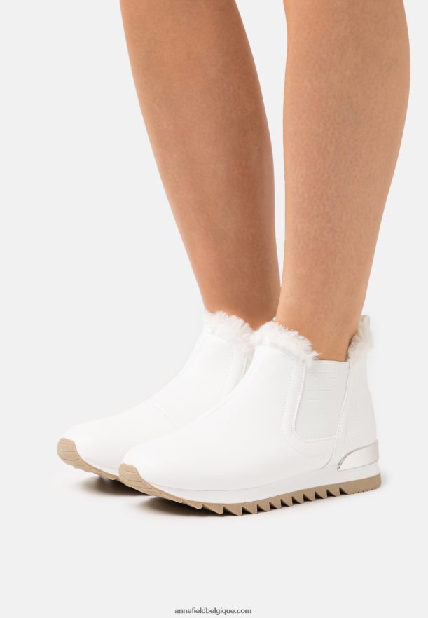 femmes baskets montantes blanches Anna FieldNHH26B1236