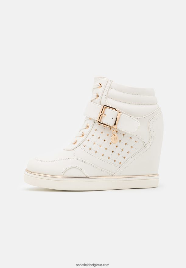 femmes baskets montantes blanches Anna FieldNHH26B1239