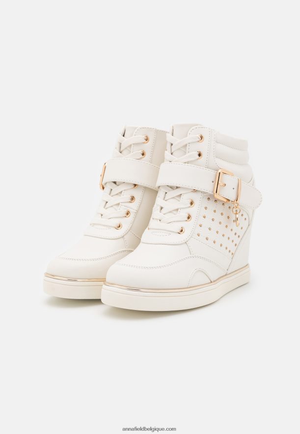 femmes baskets montantes blanches Anna FieldNHH26B1239