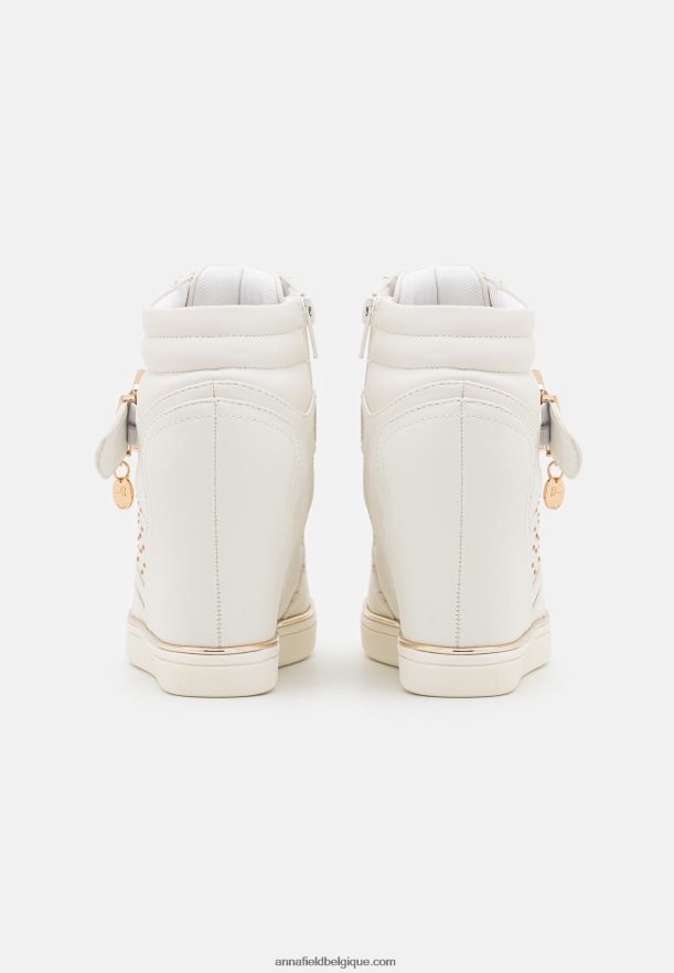 femmes baskets montantes blanches Anna FieldNHH26B1239