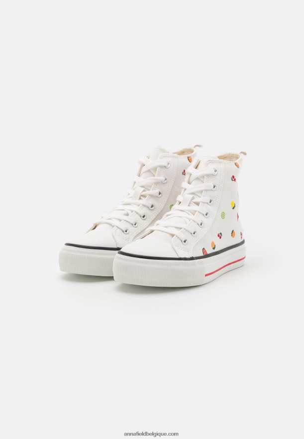 femmes baskets montantes blanches Anna FieldNHH26B1240