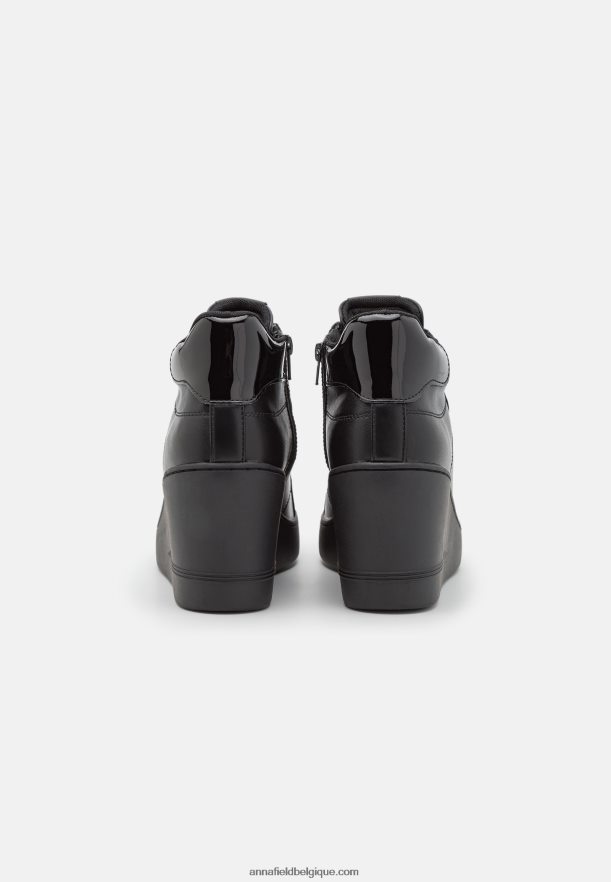 femmes baskets montantes noires Anna FieldNHH26B1227
