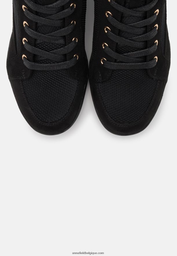 femmes baskets montantes noires Anna FieldNHH26B1228