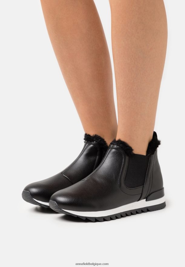 femmes baskets montantes noires Anna FieldNHH26B1235