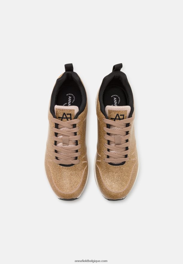 femmes baskets or Anna FieldNHH26B1202