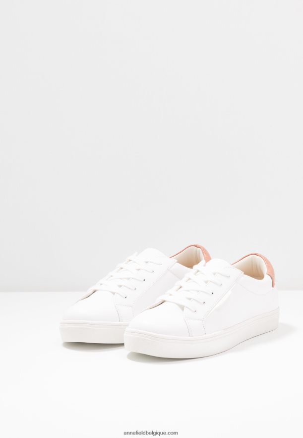 femmes baskets rose/blanc Anna FieldNHH26B1190