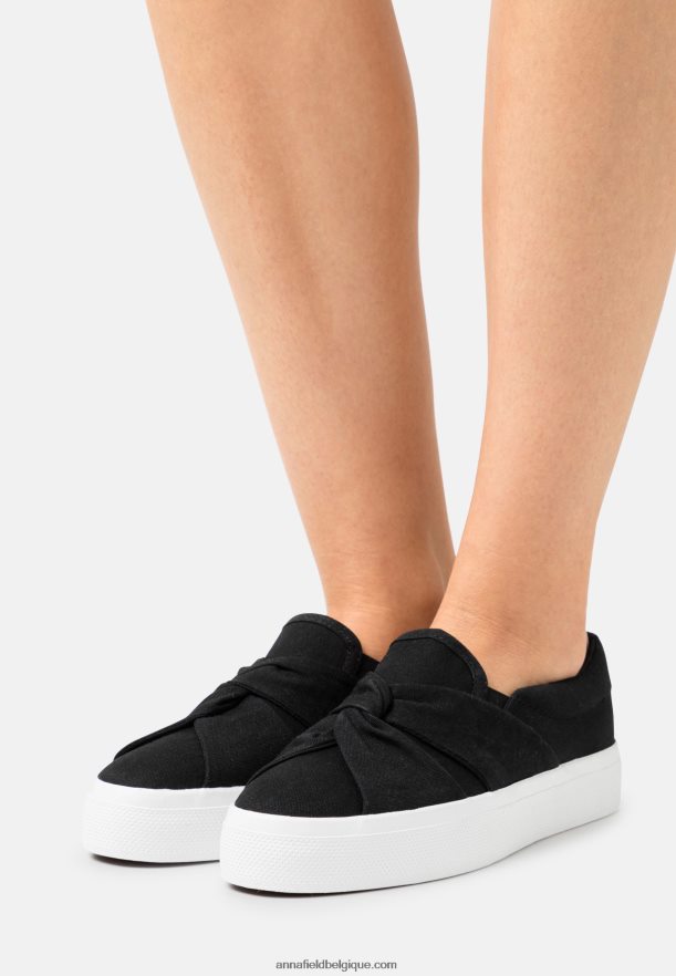 femmes slip-on noir Anna FieldNHH26B1179