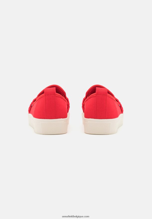 femmes slip-on rouge Anna FieldNHH26B1197