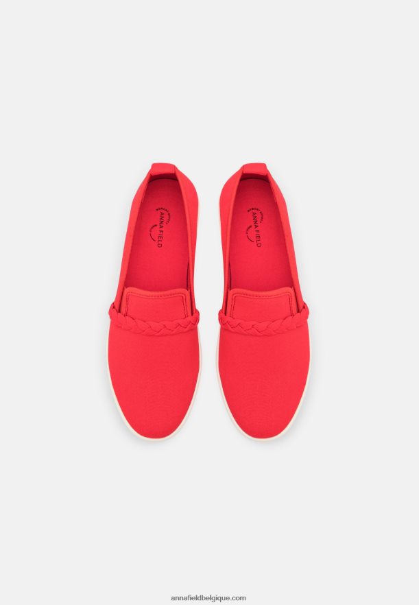 femmes slip-on rouge Anna FieldNHH26B1197