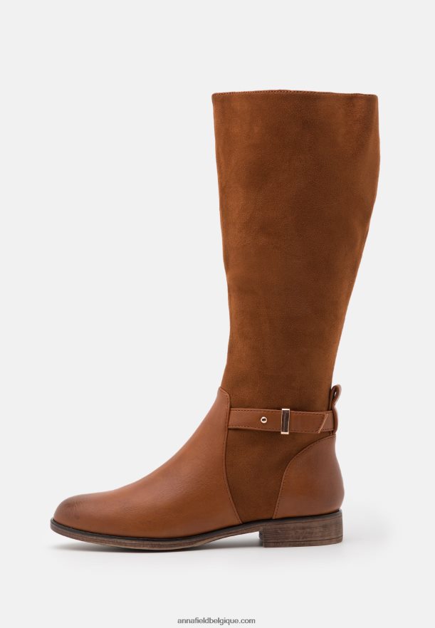 femmes bottes cognac Anna FieldNHH26B2190