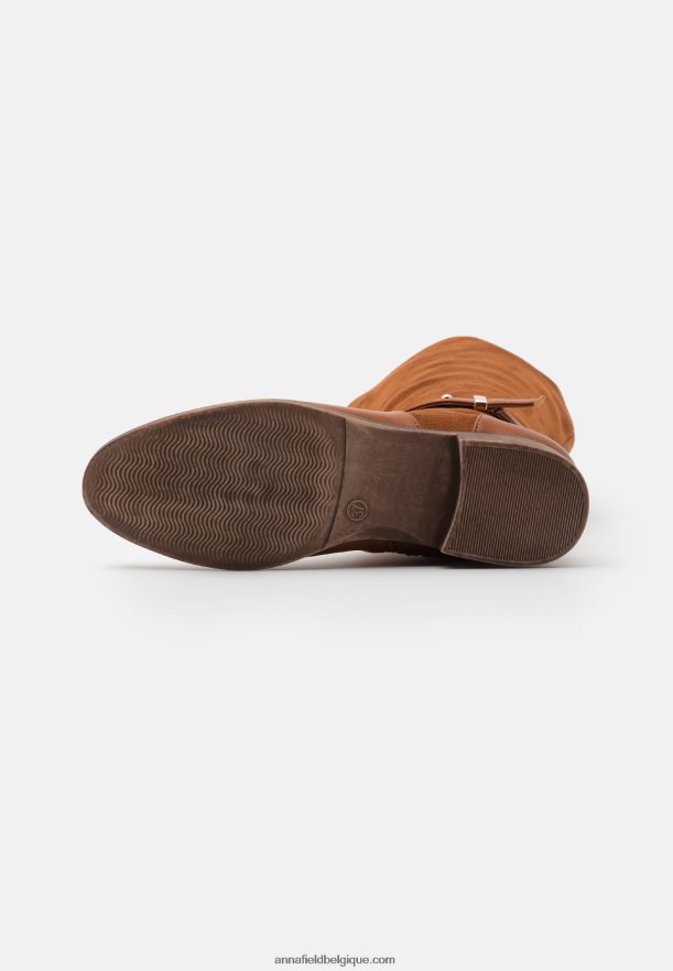 femmes bottes cognac Anna FieldNHH26B2190