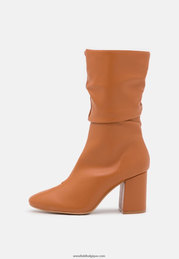 femmes bottes cognac Anna FieldNHH26B2196