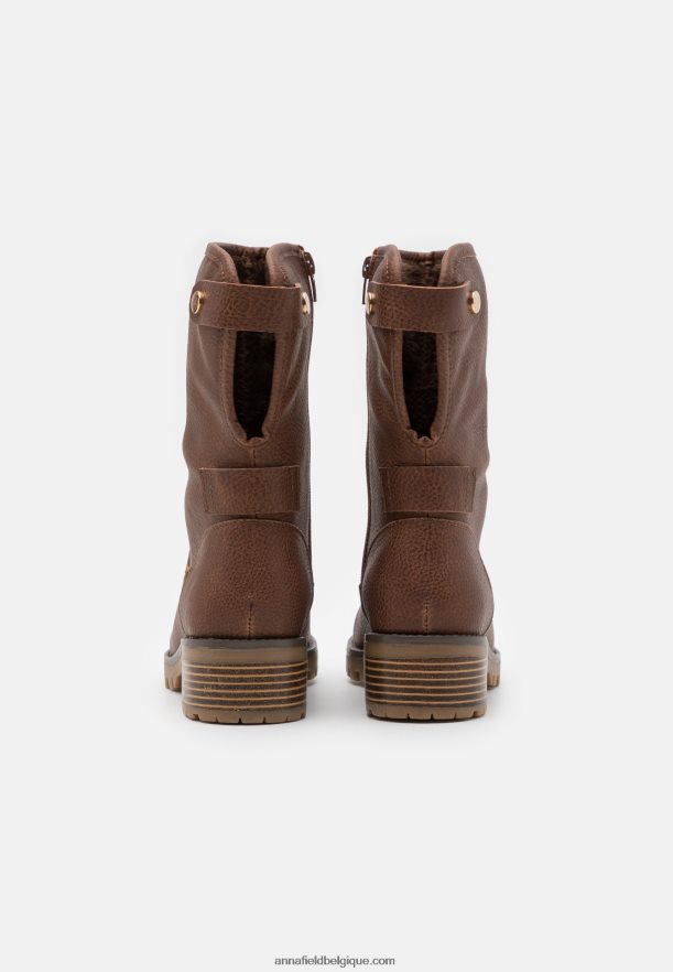 femmes bottes d'hiver cognac Anna FieldNHH26B2195