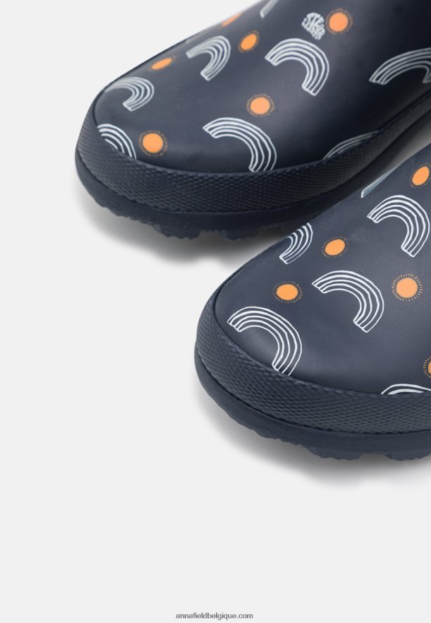 femmes bottes en caoutchouc bleu foncé Anna FieldNHH26B2268